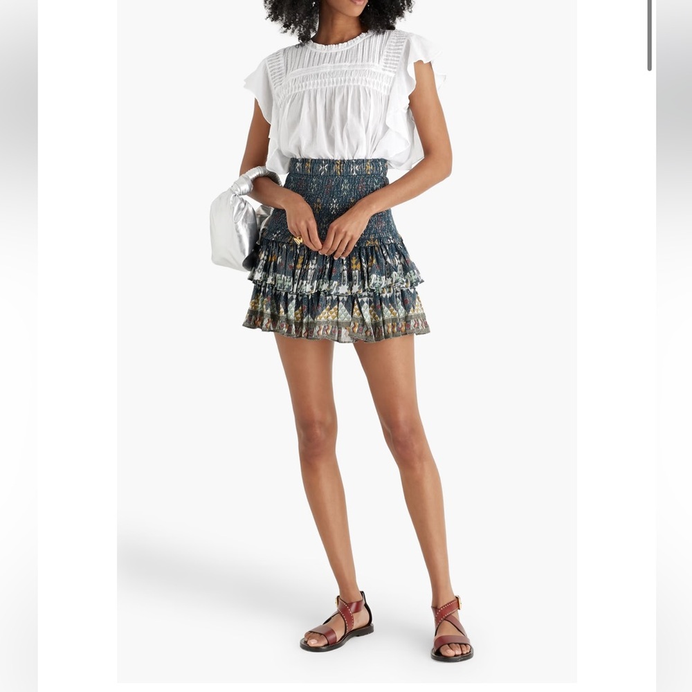 NEW ISABEL MARANT naomi skirt in teal